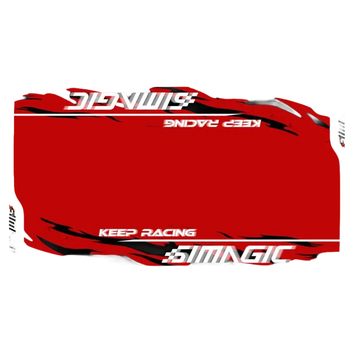 Simagic Floor Mat – Black / Red - Floor mat