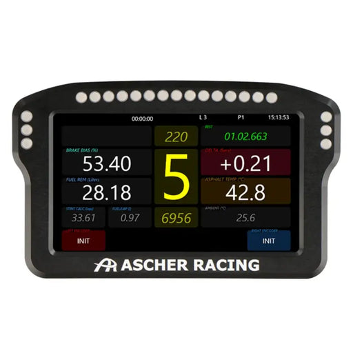 Ascher Racing Dashboard 4 Inch Data Display (DDU)