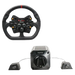 Asetek SimSports Forte (18nm) Direct Drive Wheel Base + Forte GT Wheel Bundle GT Closed D Black Leather + Forte GT