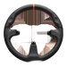 Asetek SimSports Round Black Leather Steering Wheel Rim Steering Rim