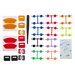 Asetek SimSports Steering Wheel Button Color Kit - buttons