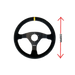 LTEC - 3 spaaks 330MM SUEDE vlak Rally - Steering Rim
