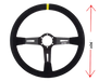 LTEC - 3 Spaaks Suede 65mm Diep - Steering Wheel