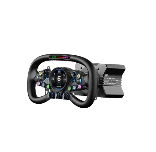 MOZA R9 Direct Drive Wheel Base V3 + Vision GS Steering Wheel Bundle Wheel base + wheel