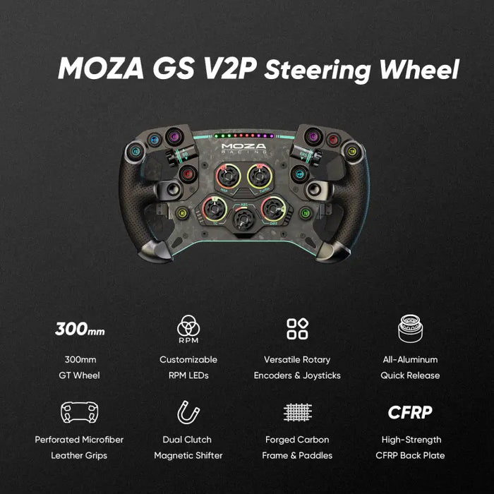 Moza Racing GS V2P Wheel - Steering Wheel