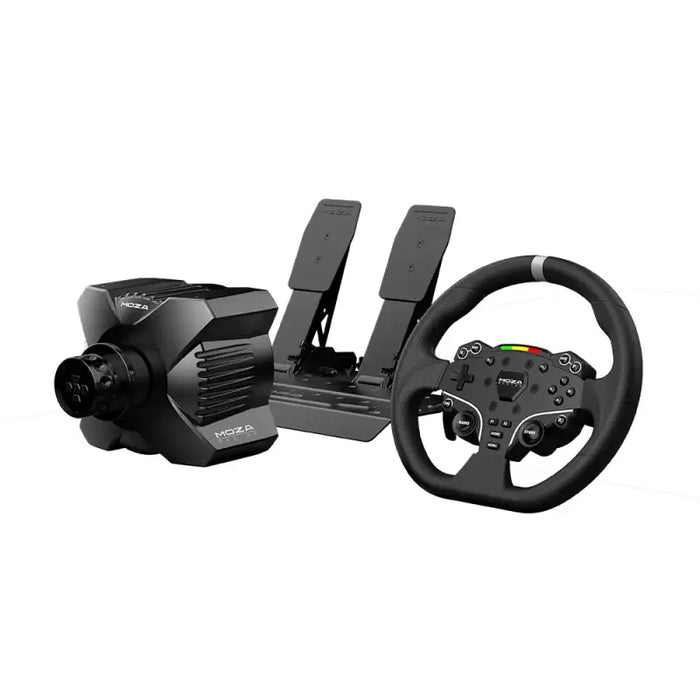 Moza Racing R3 Racing Wheel and Pedals for (PC Only) - Wheel base + Wheel + Pedal Bundle
