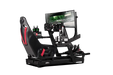 NEXT LEVEL RACING - ELITE DIRECT MONITOR MOUNT – BLACK EDITION - Mounted on a GT Elite