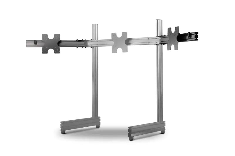 Next Level Racing ELITE FREESTANDING TRIPLE MONITOR STAND ADD ON CARBON GREY - side view