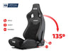 Next Level Racing ERS4 Elite Reclining Seat - PU Leather & Suede Edition - Seat