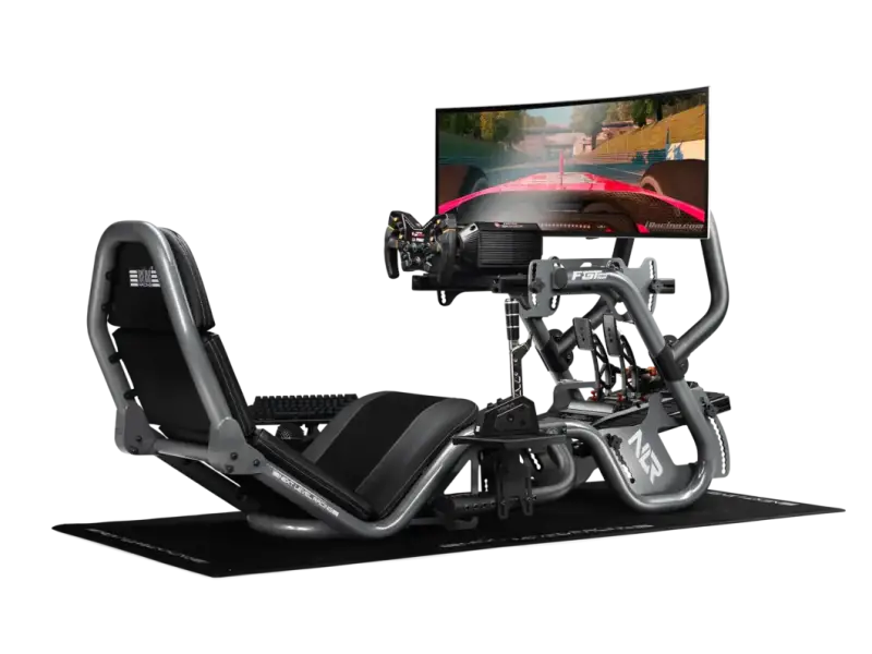 Next Level Racing F-GT Pro Formula and GT Racing Simulator Cockpit - Grey Edition - gameseat