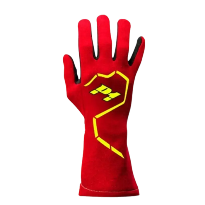 P1 - FAST GLOVES - Red / 7 - Karting Gloves