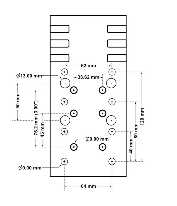 Qubic System QS-220 Bracket Set - set of 2 - accessory