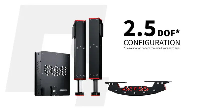 Qubic System - QS-220-PL 3-DOF 4 Axis Motion system - INTROSET - 2 actuators - 2 DOF - Motion System