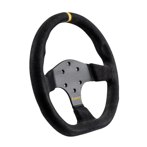 Sabelt - 3 Spaaks Zwart Suede GT Flat SW-733 - Steering Wheel