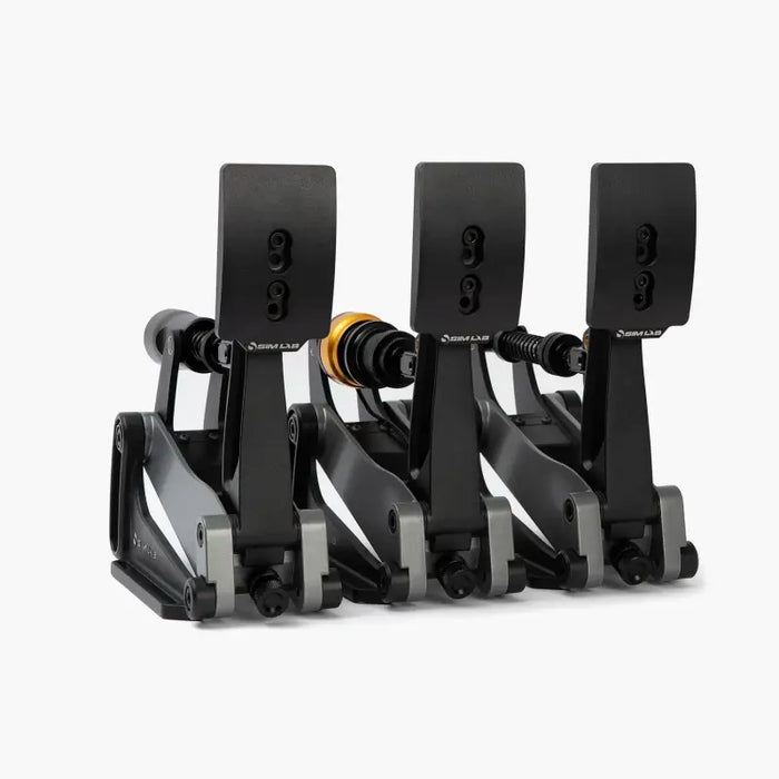 Sim-Lab Pedal Set XP1 Load cell - 3 Pedals (Throttle + Brake + Clutch) (Black Edition) - Sim Pedals