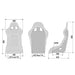 SPARCO EVO QRT FIA SEAT - Black - Bucket seat