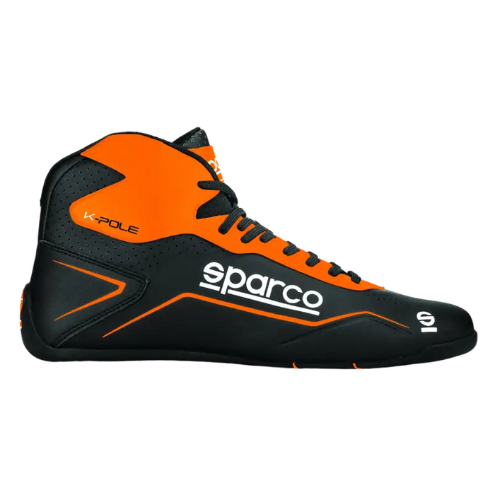 SPARCO K-POLE Shoes for Karting - Black / Fluo Orange / 28 - Shoes