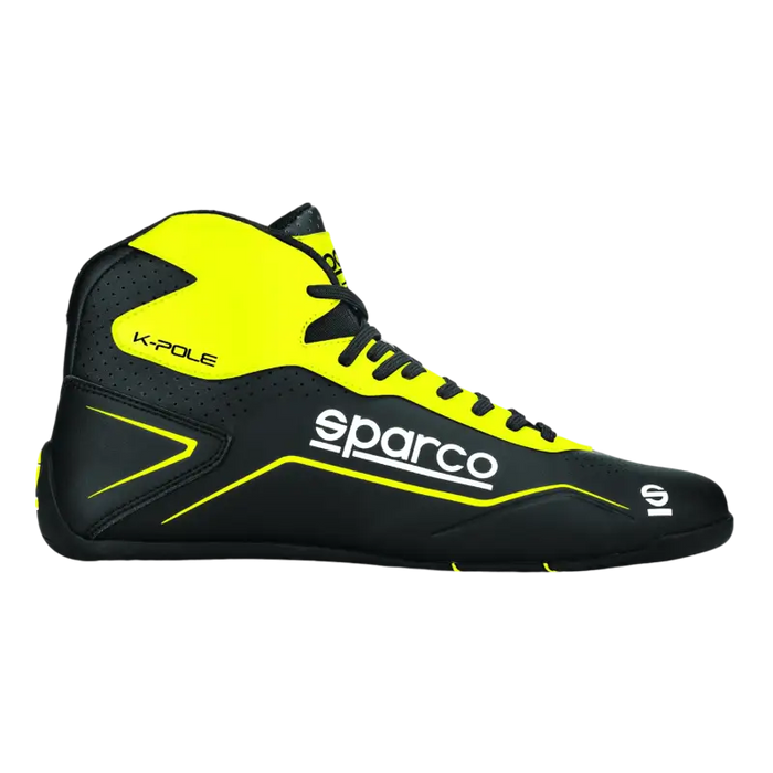 SPARCO K-POLE Shoes for Karting - Black / Fluo Yellow / 42 - Shoes