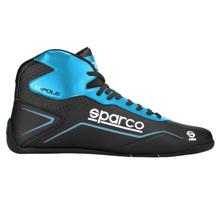 SPARCO K-POLE Shoes for Karting - Black / Light Blue / 28 - Shoes