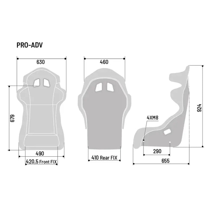 SPARCO PRO ADV QRT FIA SEAT - Bucket seat